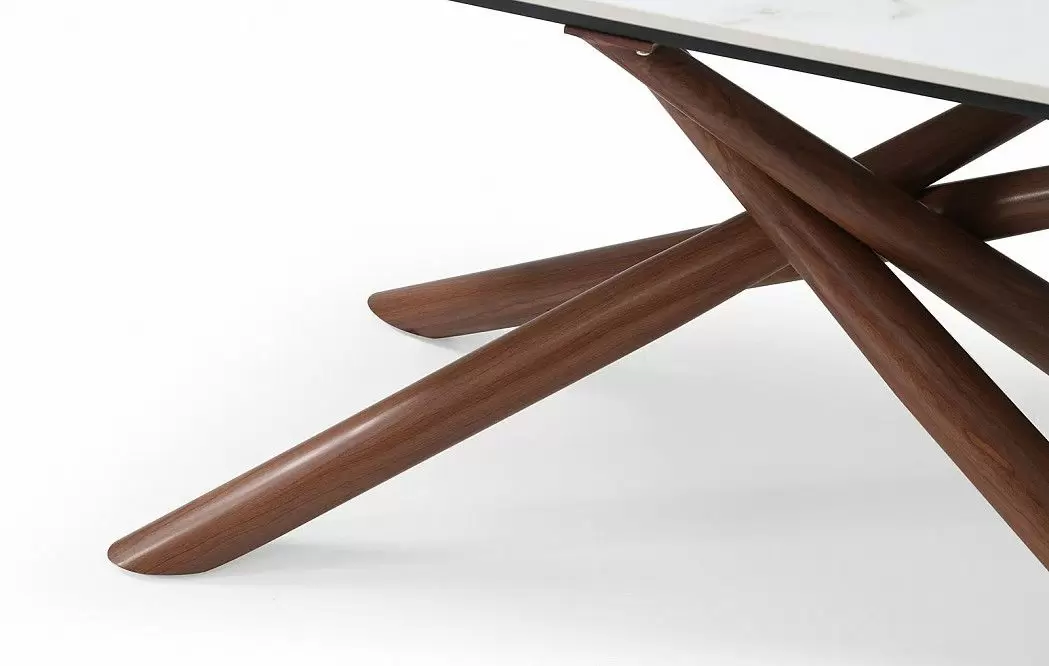 Стол Ravenna + 4 серо-бежевых стула Max - фото 7