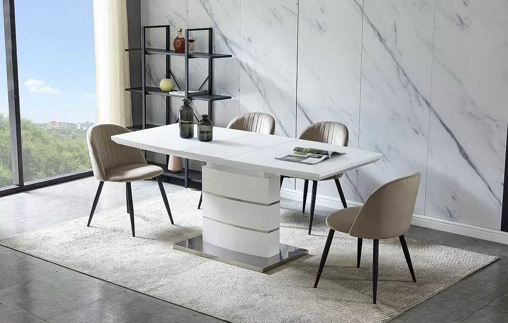 Стол Verona Glass + 4 стула Angela