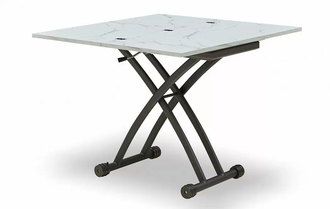 Стол-трансформер Jordan, светлый мраморный рисунок