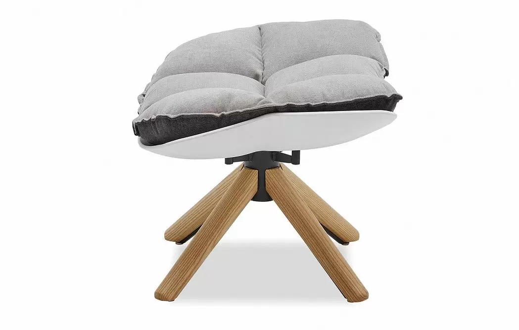 Оттоманка в стиле Husk, серый - фото 5