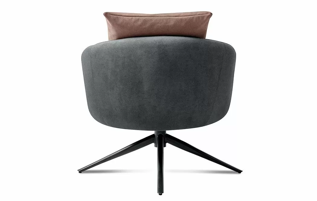 Кресло Leonor, графит/сливовый - фото 9