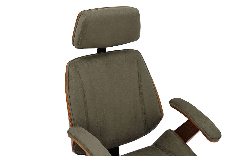 Кресло Benjamin, зеленый/орех - фото 3