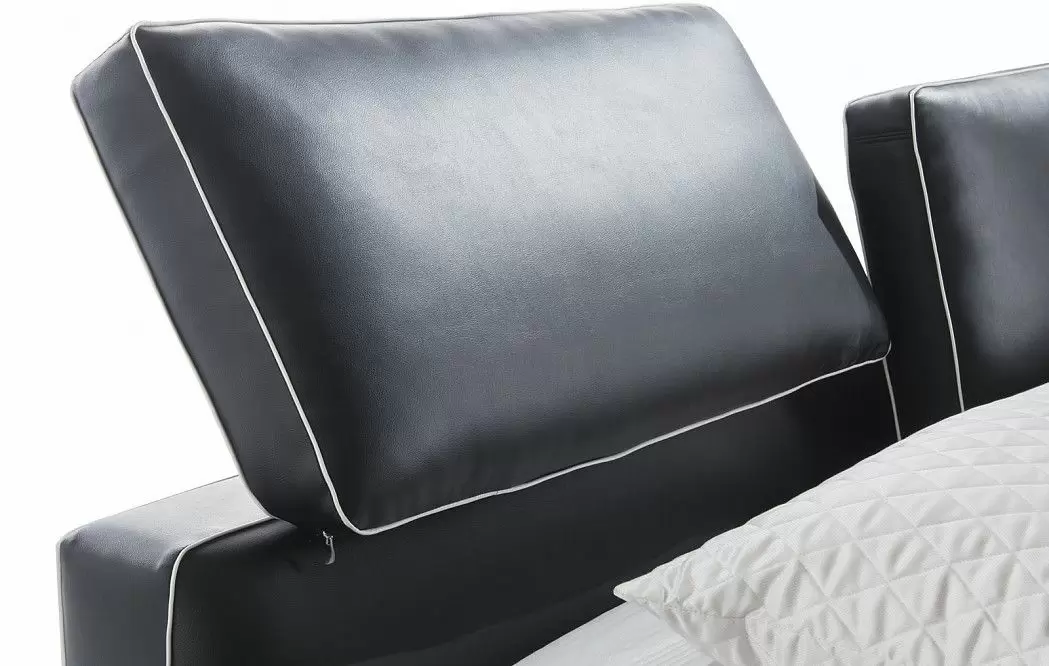 Кровать New Jersey 160x200, черный - фото 3