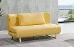 Диван-кровать Rosy 3-х местный, желтый/без принта