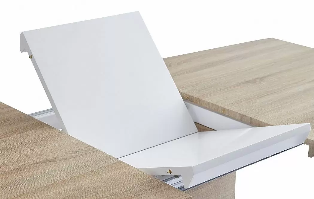 Стол раскладной Verona (120), светлый дуб/белый матовый - фото 11