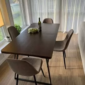 Стул Jackson, голубой/черный