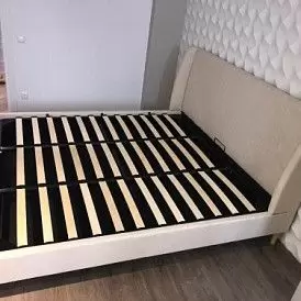 Кровать Carrera 160x200 (с подъемным механизмом), голубой