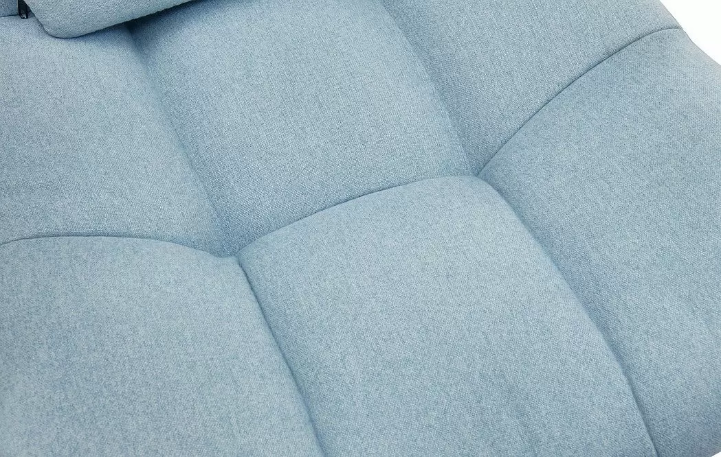 Кресло и оттоманка Taylor, голубой - фото 7