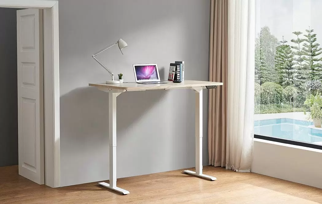 Стол Vancouver (140) беленый дуб, регулируемая высота, электропривод - фото 2