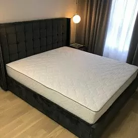 Кровать с подъемным механизмом Vivien 180x200, желтый