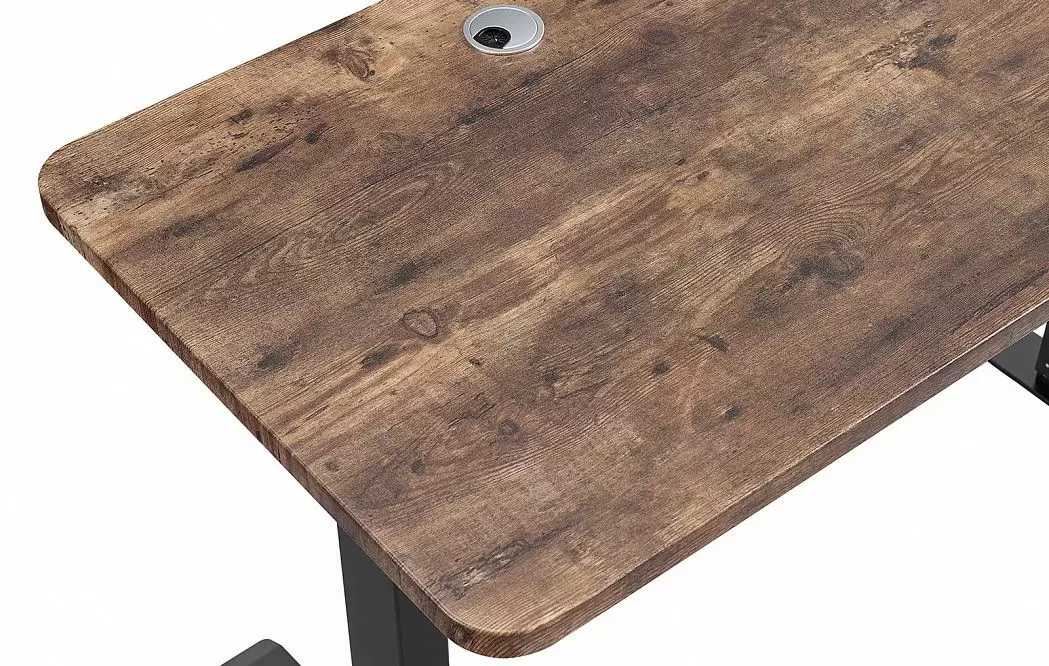 Стол Dallas (120) жженое дерево, регулируемая высота, электропривод - фото 6