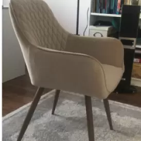 Стул Anita, светло-бежевый/дуб