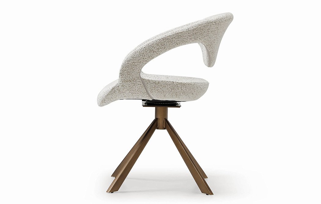 Стул Evelyn, кремовый/бронза - фото 13