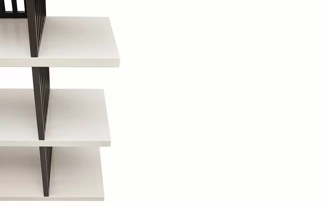 Стеллаж Tokyo, слоновая кость/коричневый - фото 8