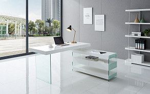 Стол письменный Attica, белый Стол письменный Attica, белый