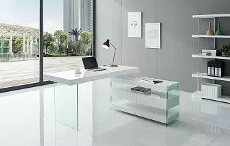 Стол письменный Attica, белый