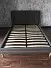 Кровать Madeira 160x200, серо-коричневый