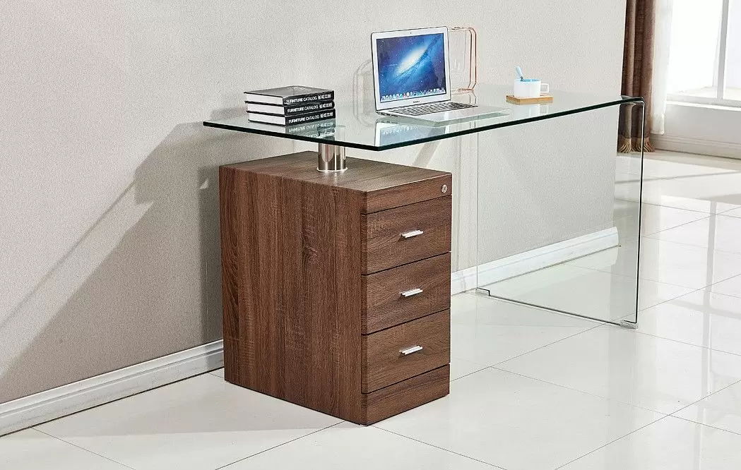 Стол письменный Waterfall, темное дерево - фото 6