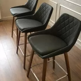 Стул полубарный Joan (65), темно-синий