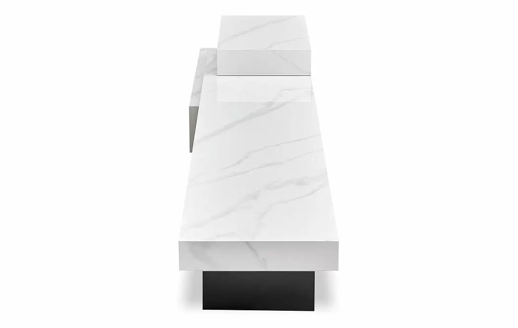 ТВ Тумба Gabrielle, белый камень - фото 8