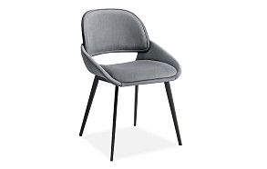 Стул Jerry, серый/черный