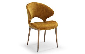 Стул Una, охра/бронза