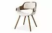 Стул Jody, кремовый/орех