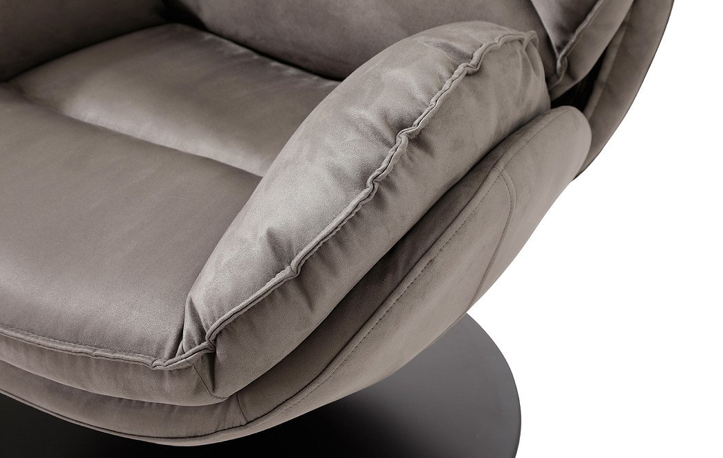 Кресло Bergen, серо-коричневый - фото 3