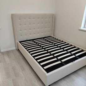 Кровать с подъемным механизмом Vivien 180x200, желтый