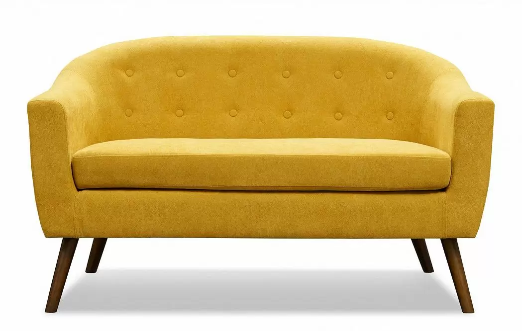 Комплект мягкой мебели Florence, желтый шафран/орех - фото 10