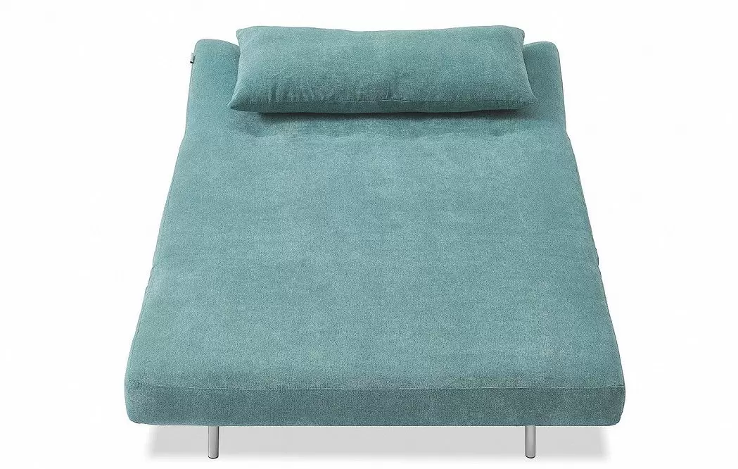Диван-кровать Rosy 2-х местный, бирюзовый/хром - фото 5