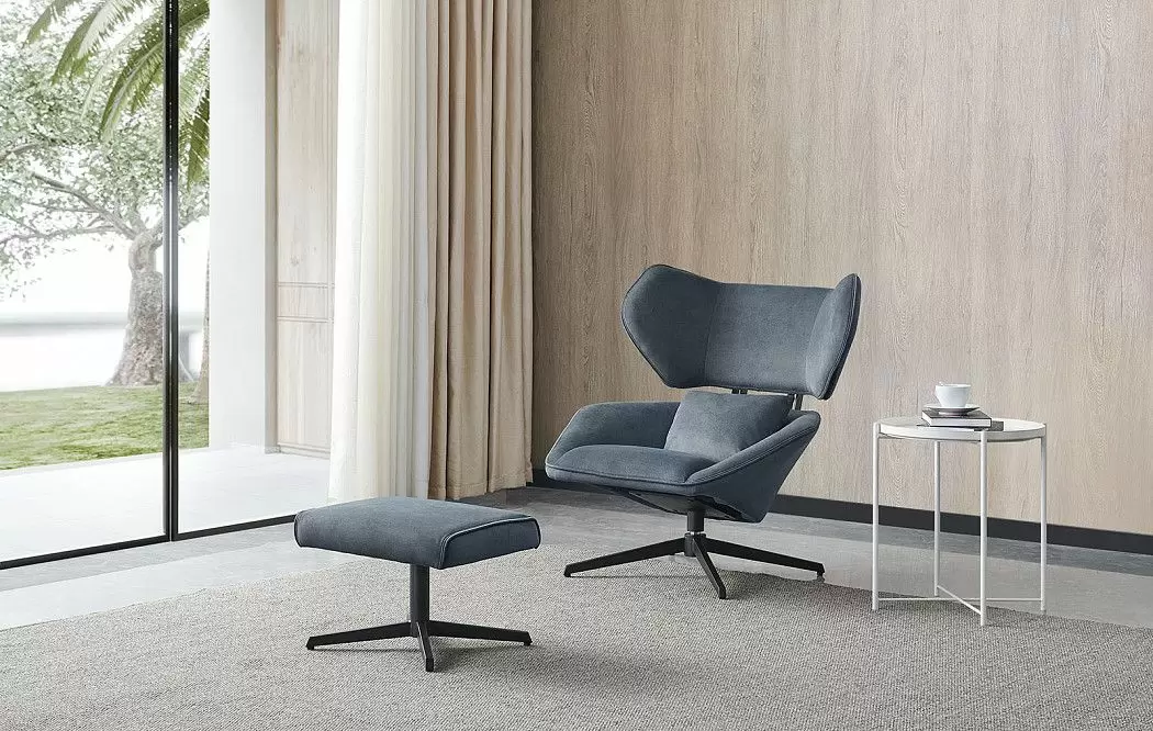 Кресло и оттоманка Boston, графитовый - фото 3