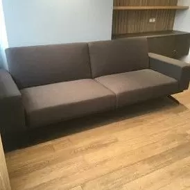 Диван-кровать Soho, графитовый/желтый