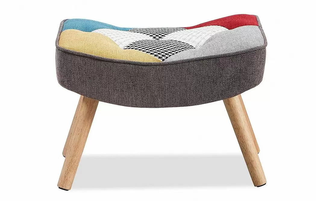 Оттоманка Hygge, пэчворк/натуральный - фото 3