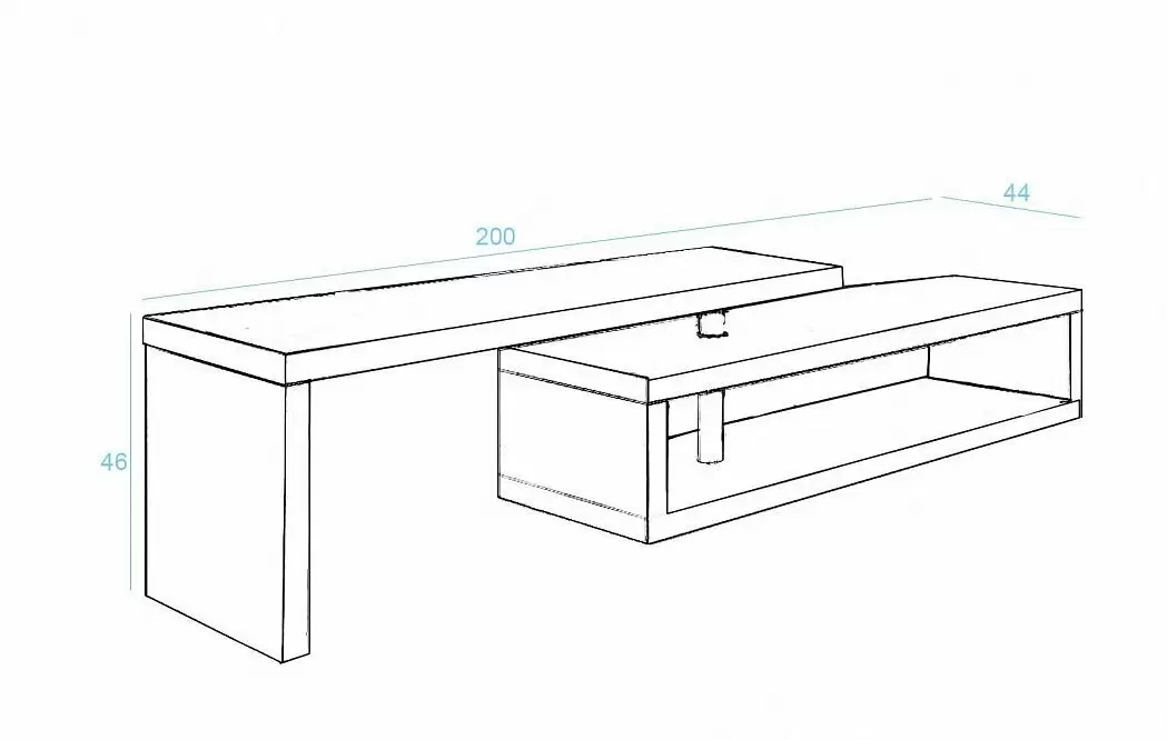 Тумба TV Valletta, белый - фото 4