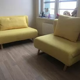 Диван-кровать Rosy 3-х местный, коричневый