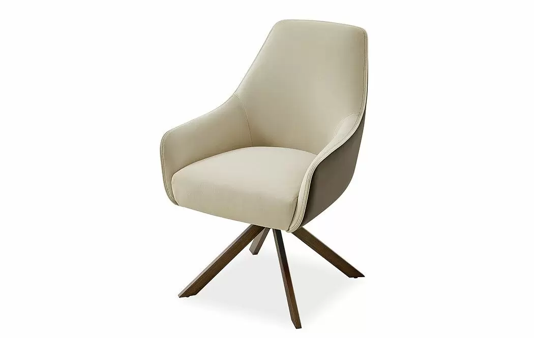 Стул Emma, бежевый/коричневый/бронза - фото 9