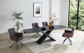 Стол Charlotta + 4 стула Gregory