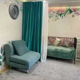 Диван-кровать Rosy 3-х местный, коричневый