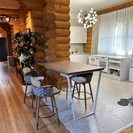 Стул барный Vanda (76), белый/серый