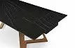 Стол раскладной Sorrento 180-240, черная керамика/ясень