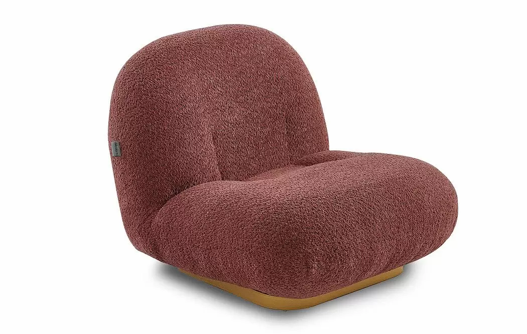Кресло Cloud, марсала/золото - фото 6