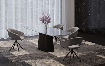 Стол Bavaria + 4 стула Alessa