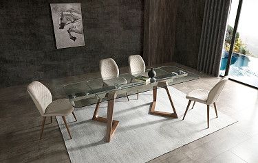 Стол Eden + 4 стула Berta