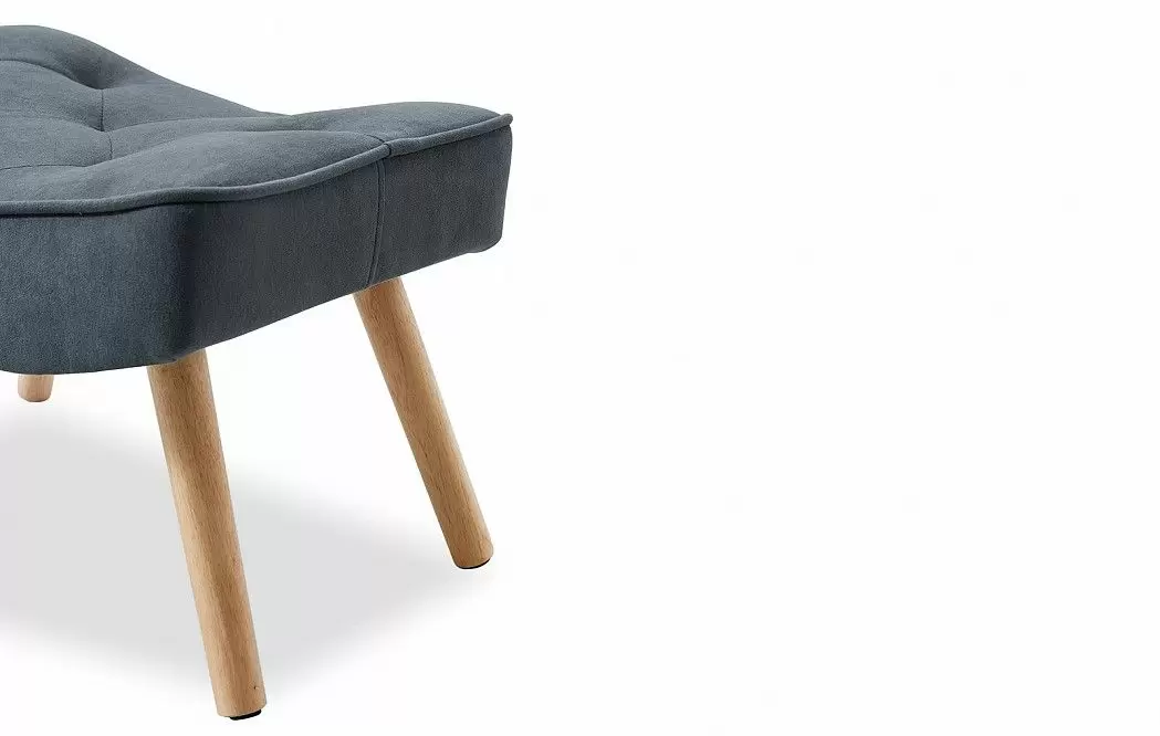 Кресло и оттоманка Hygge, графит/натуральный - фото 13