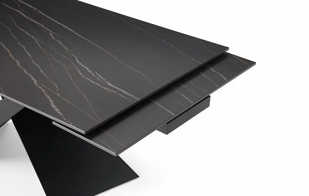 Стол раскладной Savoy 180-240, черная керамика - фото 7