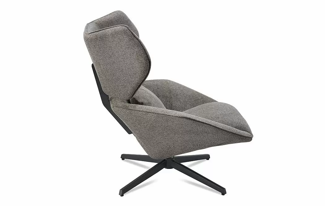 Кресло и оттоманка Boston, серо-коричневый - фото 8