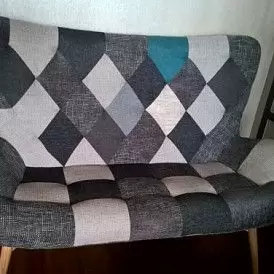 Оттоманка Contour, розовый/белый