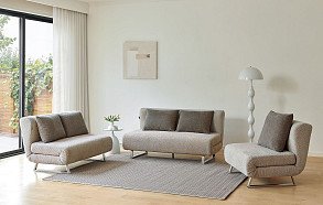 Комплект мягкой мебели Rosy, бежевый тедди