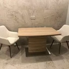 Стол Verona Glass + 4 стула Angela